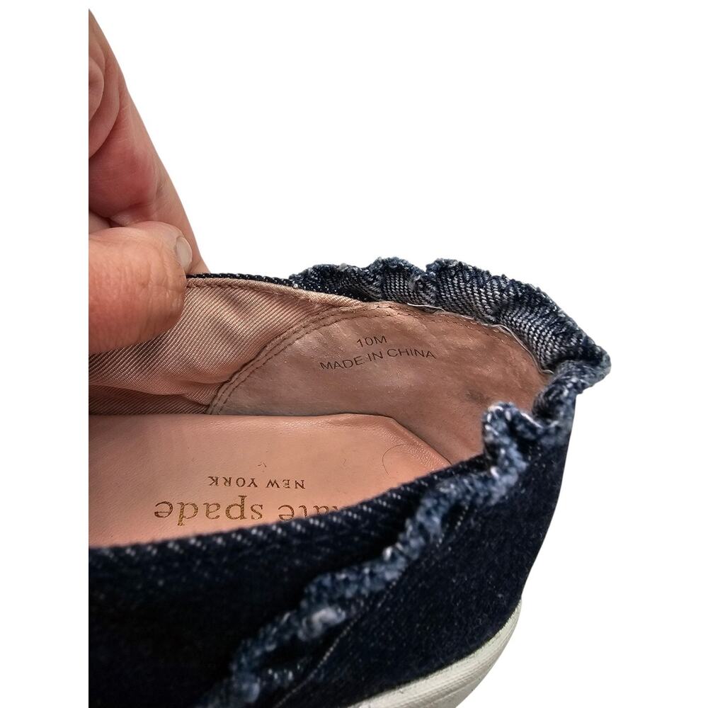 Kate Spade New York Louise Indigo Slip On Sneaker Shoes Women's Size US 10 - Picture 6 of 6